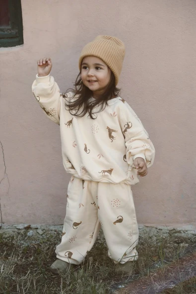 Leopar Baskılı Eşofman Takımı - Resim 5