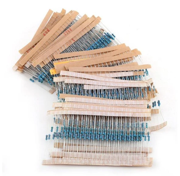 Direnç Seti 1/4W Metal Film %1 20'Şerli 1280 Adet 64 Çeşit Şeffaf Çantada - 3
