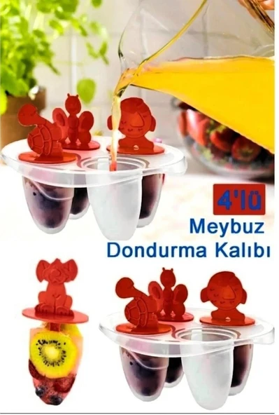 Qlüx Meybuz Buz Kalıbı 4Lü L-00441 - 2