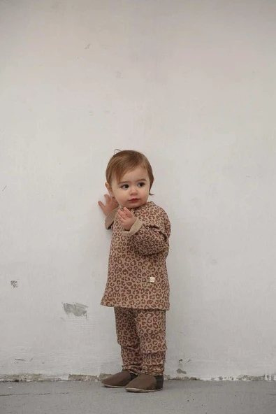 Leopar Desenli Alt Üst Takım - 5