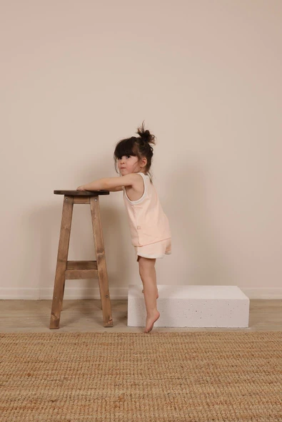 Pudra Askılı Şortlu Takım - Resim 10