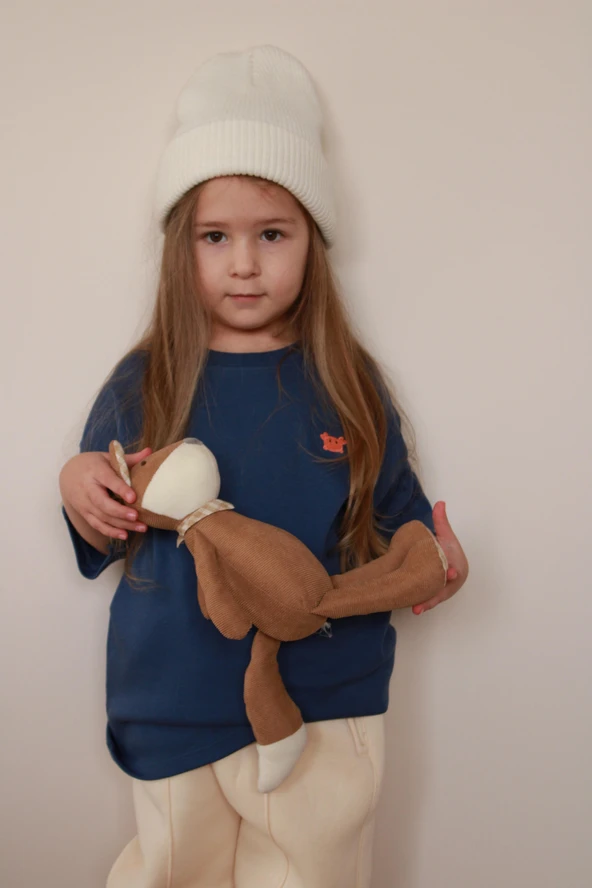 Yengeç Nakışlı Oversize T-shirt - 3