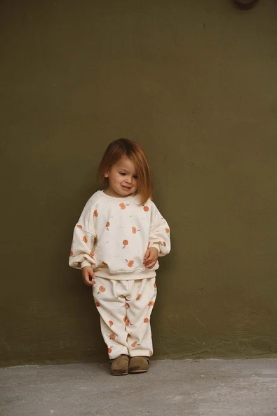 Elma Baskılı Eşofman Takımı - Resim 5