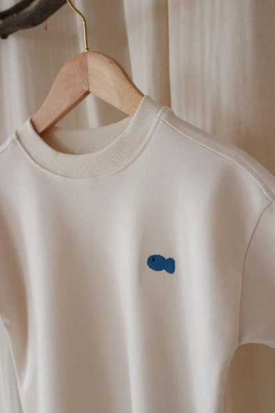 Balık Nakışlı Oversize T-shirt - 5