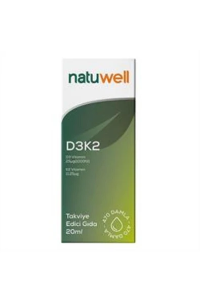 NATUWELL NATUWELL D3k2 Damla 20ml