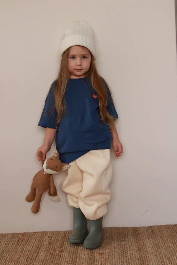 Yengeç Nakışlı Oversize T-shirt - 1