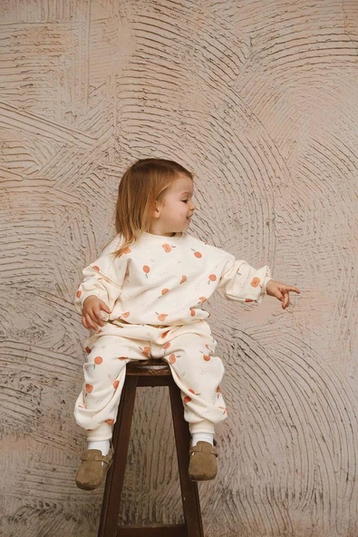 Elma Baskılı Eşofman Takımı - Resim 2