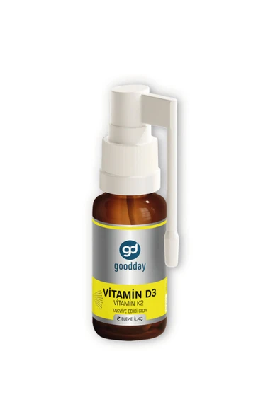 GOODDAY GOODDAY VİTAMİN D3K2 20 ML TAKVİYE EDİCİ GIDA