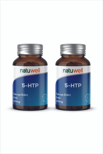 NATUWELL NATUWELL 2'li 5-htp 100 Mg Takviye Edici Gıda 30 Kapsül