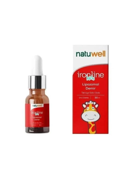 NATUWELL NATUWELL Ironline Kids Lipozomal Demir Damla 30 ml