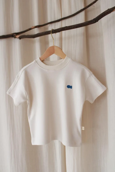 Balık Nakışlı Oversize T-shirt - 4