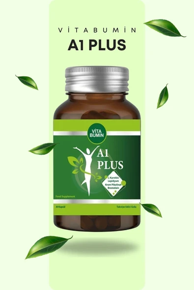 VİTABUMİN VİTABUMİN A1 PLUS L-carnitine Lepidium A 1 Bitkisel 30 Kapsül
