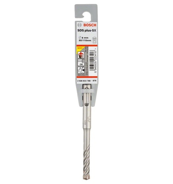 BOSCH SDS-Plus-5X K-Delici Ucu 8*110 mm 1li