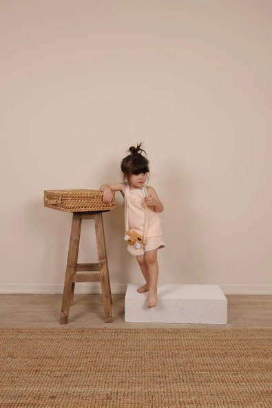 Pudra Askılı Şortlu Takım - Resim 9