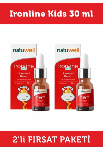 NATUWELL NATUWELL Ironline 30 ml Lipozamal Demir Damla