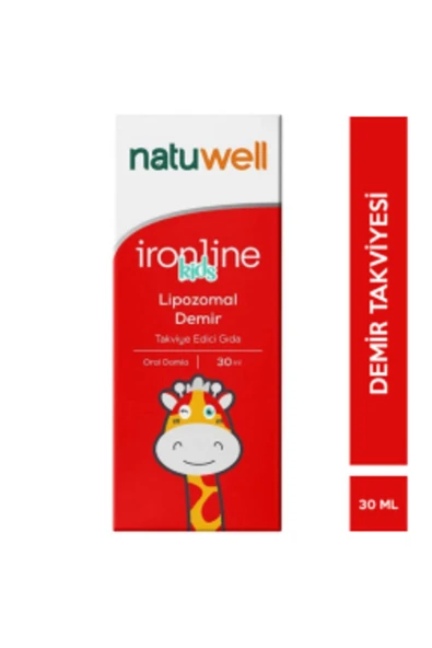 NATUWELL NATUWELL Ironline Kids Lipozomal Demir Damla 30 ml