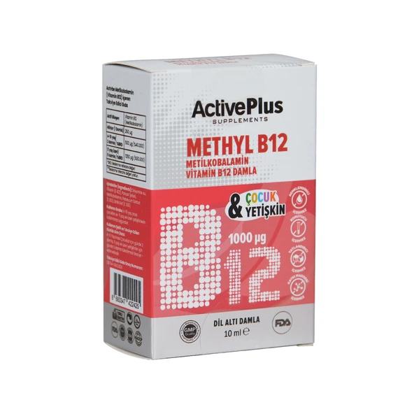 Actıve Plus Methyl B12 Damla