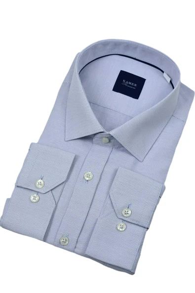 Erkek Büyük Beden Uzun Kol Gömlek 3745 BGL-ST04389 - Resim 2