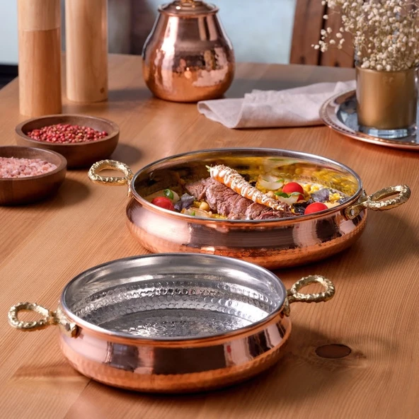 Emsan Göbeklitepe Bakır Sahan 20 cm - Resim 2