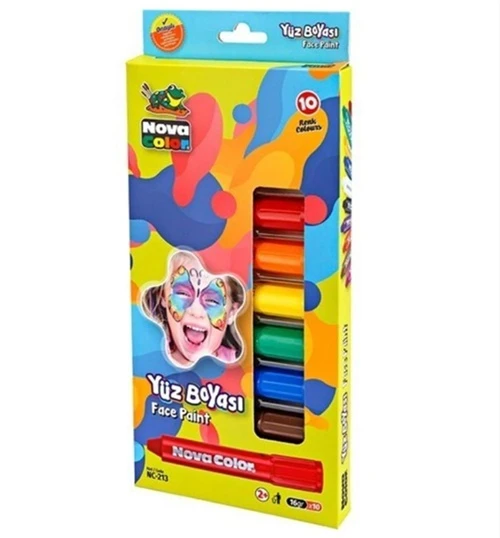 Nova Color Yüz Boyası 10 renk