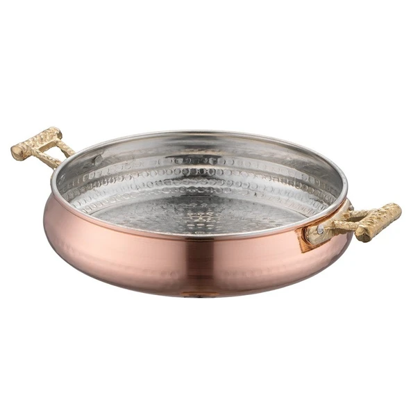 Emsan Göbeklitepe Bakır Sahan 20 cm - Resim 3