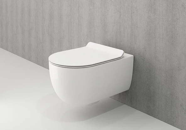BOCCHİ 1416-002-0128 V-TONDO RIMLESS KLOZET VE KAPAK M BEYAZ