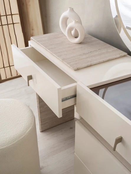 AMAZON MDF BAZALI YATAK ODASI TAKIMI - Resim 4