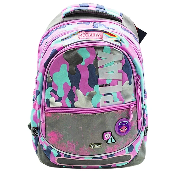 Sentor Maxx Military Girl 4 Bölmeli Okul Sırt Çantası Pembe (161637)