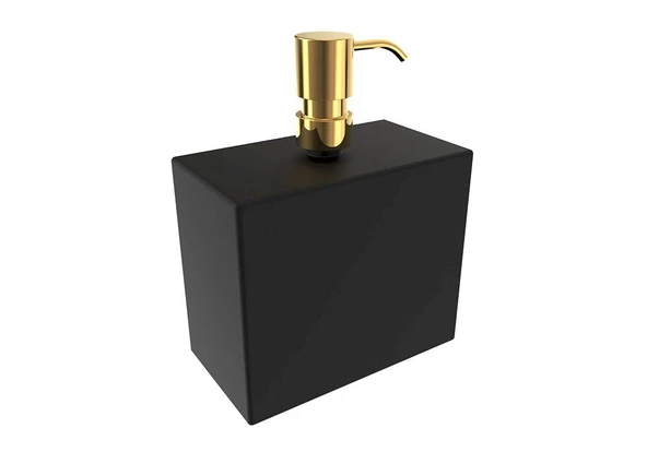 Bocchi Catanıa Sıvı Sabunluk Tezgah Üstü Siyah Cam Altın 3105-0001-EG ürün görseli