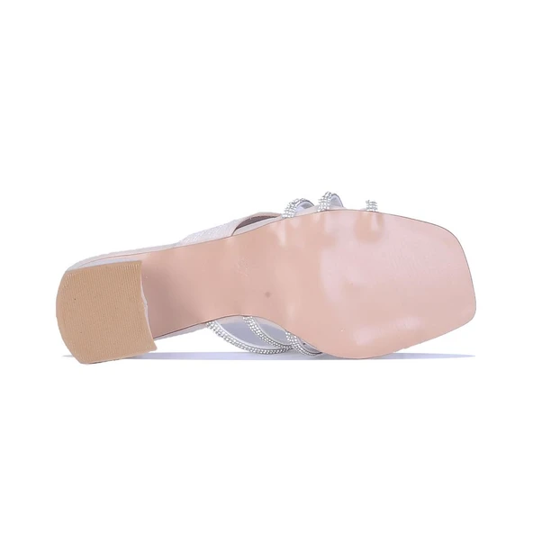 Ayakcenter R10 6 Cm Kadın Topuklu Terlik - 3