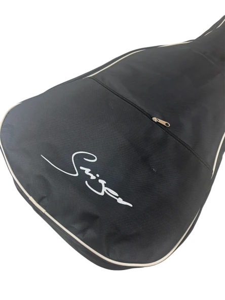 SMİGER AKUSTİK GİTAR KILIFI (PEDLİ BEYAZ FİTİLLİ) - Resim 3