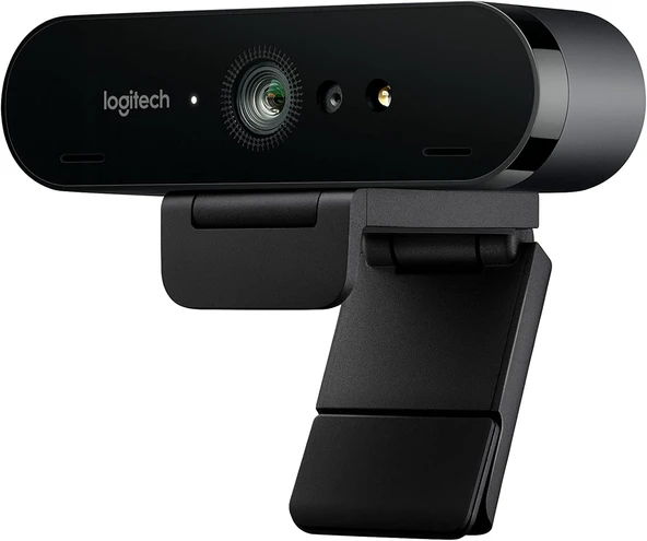 Logitech BRIO 4K Ultra HD Video ve HDR Özellikle Web Kamerası - Siyah - 4