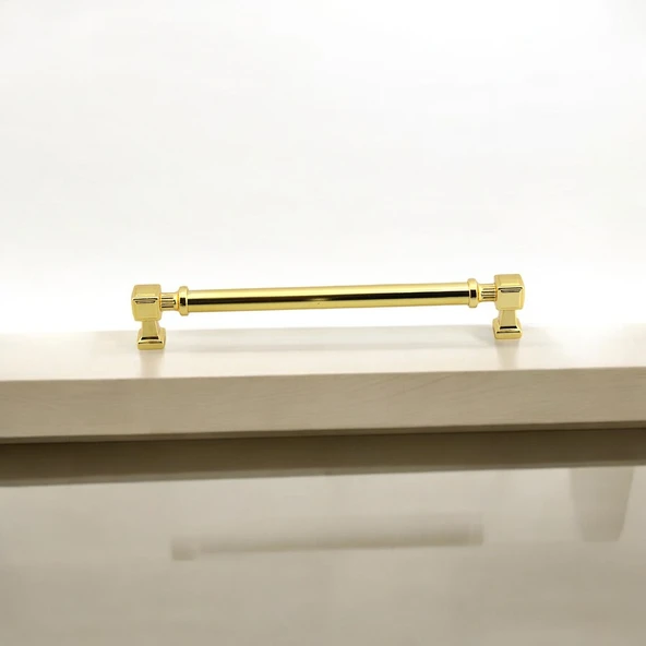 Talas 128 mm Kulp Gold Altın Mobilya Çekmece Mutfak Dolabı Dolap Kapak Kulplar Kulb Kulp - 8