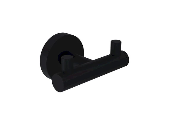 Bocchi Piave Bornoz Askılık İkili Mat Siyah 3015-0001-AB ürün görseli