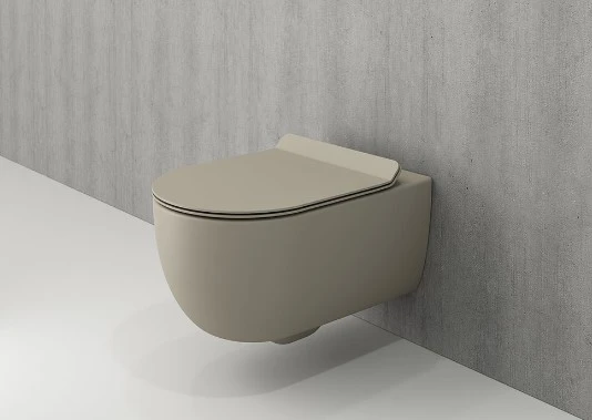 BOCCHİ 1416-011-0128 V-TONDO RIMLESS KLOZET VE KAPAK M KAŞMİR