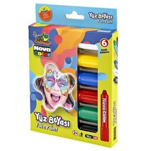 Nova Color Yüz Boyası 6 renk