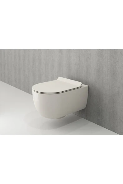 Bocchi 1416-014-0128 V Tondo Rimless Asma Klozet Parlak Bisküvi