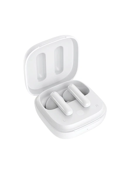 Qcy T13 ANC 4 Mikrofon Bluetooth 5.3 Kablosuz Kulaklık Beyaz Aktif Gürültü Engelleme - Resim 2