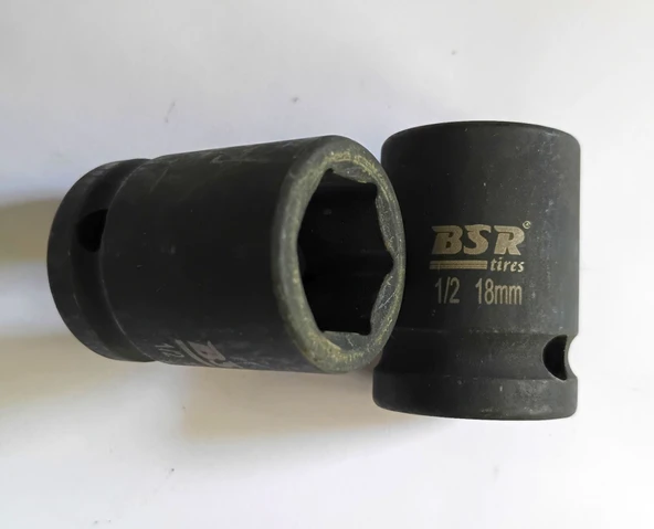 Darbeli Lokma 1/2"-18mm Boy 37mm