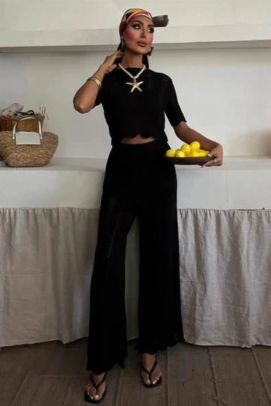 Triko Bluz Pantolon İkili Takım 10084-025 - 3