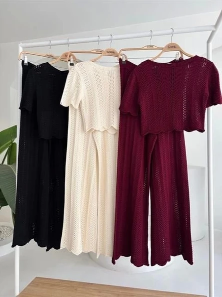 Triko Bluz Pantolon İkili Takım 10084-025 - 10