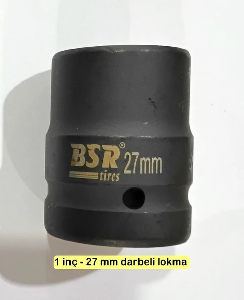 Darbeli Lokma 1" -27mm Boy 60mm, 1 Adet