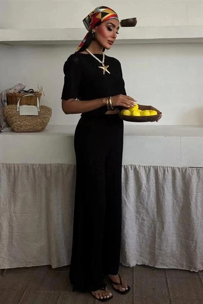 Triko Bluz Pantolon İkili Takım 10084-025 - 2