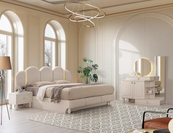 BAKÜ MDF YATAK ODASI TAKIMI - Resim 2