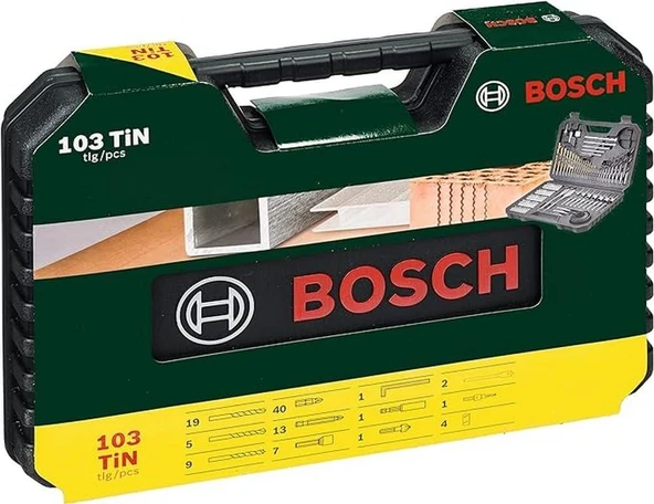 BOSCH V-Line 103 Parça Vidalama&Matkap Ucu Seti - 3