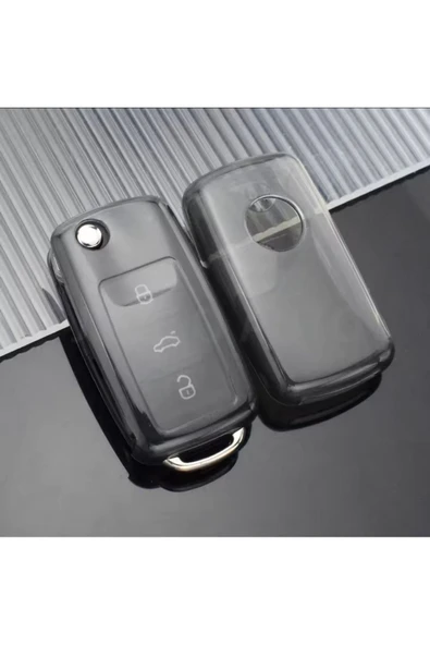 Yıldız Tuning  Volkswagen Bora Şeffaf-Füme Anahtar Kılıfı