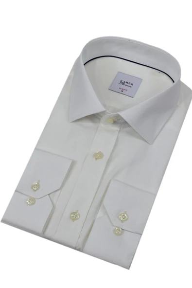 Erkek Slim Fitt Uzun Kol Kulplu Gömlek 2396 BGL-ST04379 - 5