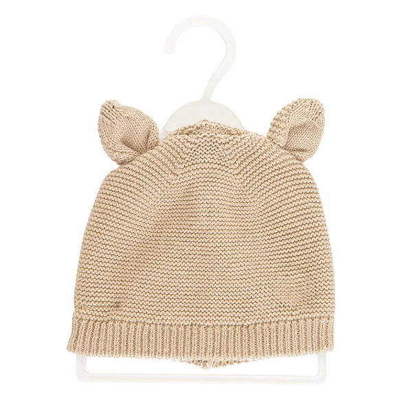 %100 Pamuk Kulaklı Triko Unisex Bere Unisex