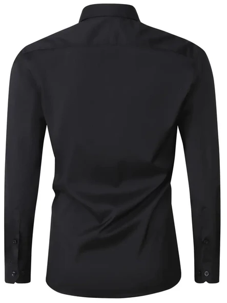 Erkek Slim Fitt Uzun Kol Likralı Gömlek 2392 BGL-ST04380 - Resim 4