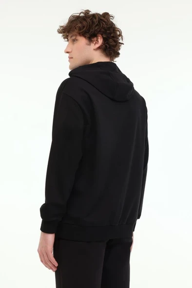 Lumberjack MB SN73 HOODIE 5FX 101939609 Erkek Sweatshirt Siyah S-XXL - 6